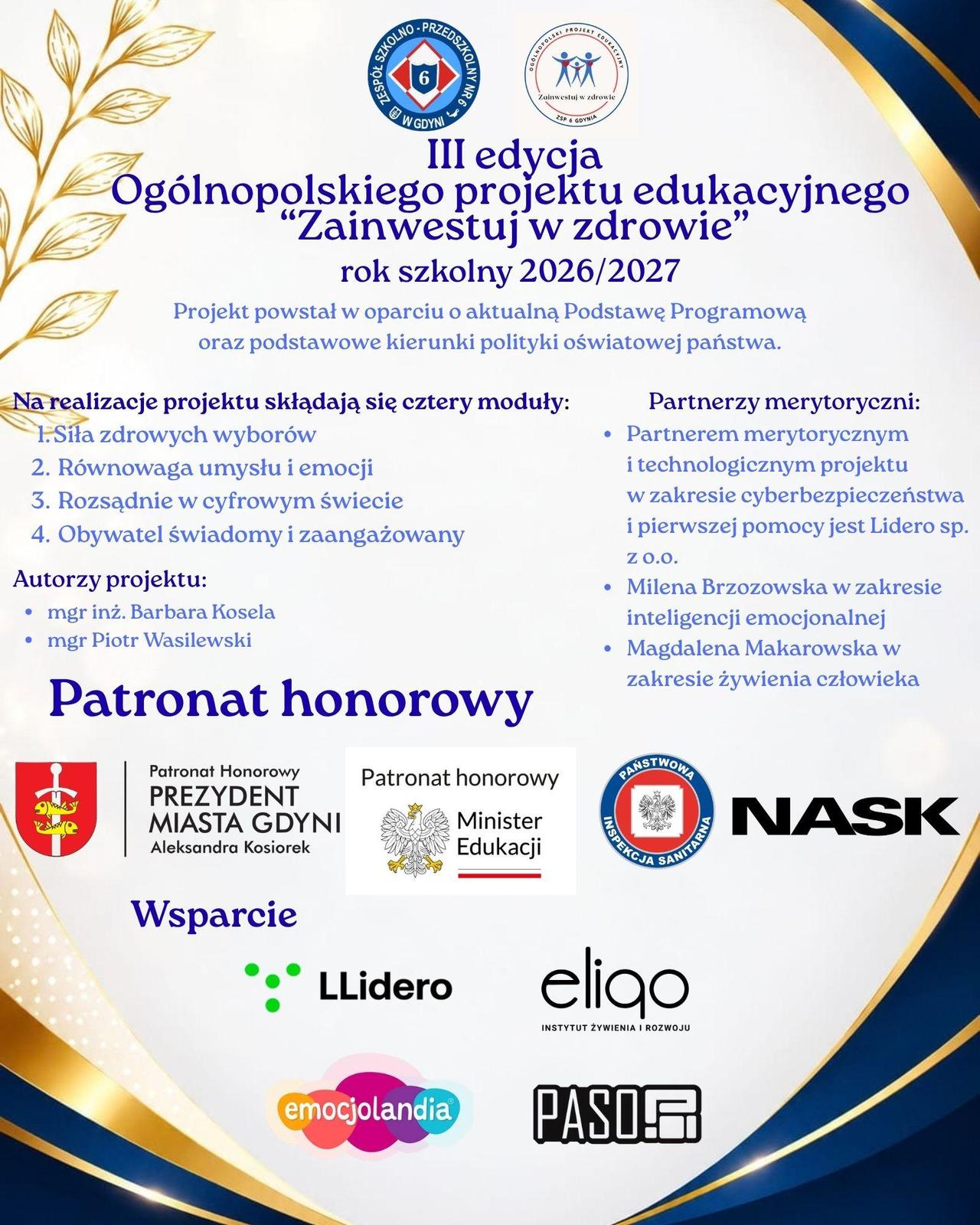 „Zainwestuj w zdrowie”. Gdyński projekt inspiruje szkoły w całej Polsce